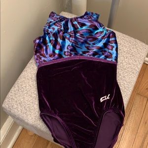 GK velvet Leotard- Child Medium